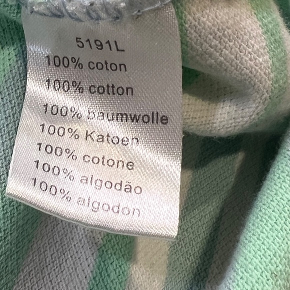 Lacoste Mens Striped Polo Shirt Size 7 (XXL) - Picture 7 of 10